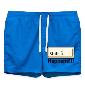 Conception minimale du clavier Shift - Short de bain - cobalt blue - Devant