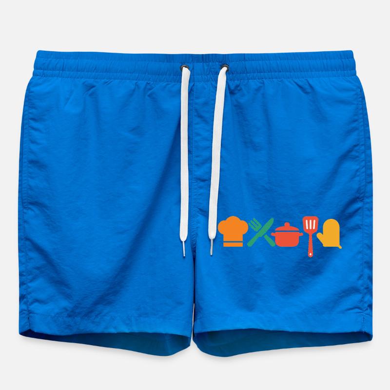 Kitchen Magic – Cooking & Enjoying in Style - Swim Trunks - cobalt blue