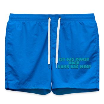 ist das Kunst oder kann das weg? - Badeshorts - Cobalt blue - Vorne