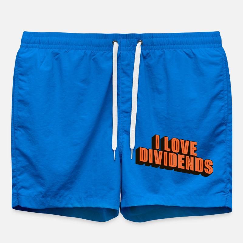 i love dividends - Swim Trunks - cobalt blue