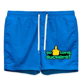 solongsuckers2_green - Short de bain - cobalt blue - Devant