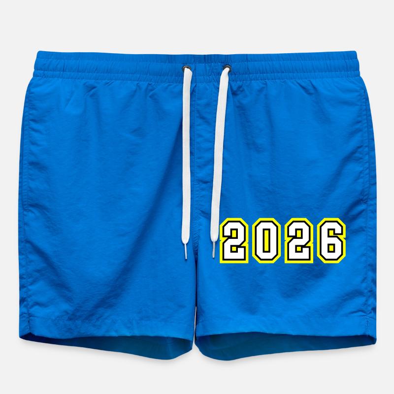Année 2026 - Short de bain - cobalt blue