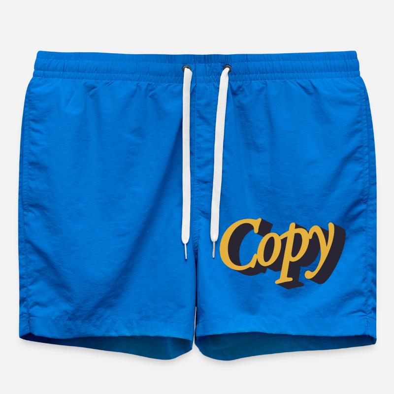 Copy - Swim Trunks - cobalt blue