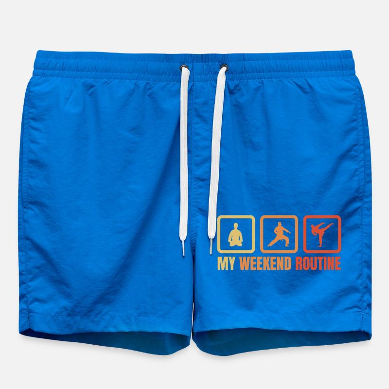 Routine du week-end de karateka - Short de bain - cobalt blue