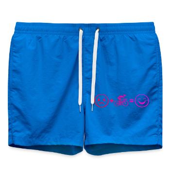 Gift idea for a road bike with road bike - Swim Trunks - cobalt blue - Front