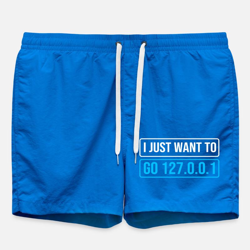 Ingénieur réseau Programmeur Informaticien - Short de bain - cobalt blue
