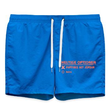 Heutige Optionen Partybus Jördan Grafik - Badeshorts - Cobalt blue - Vorne
