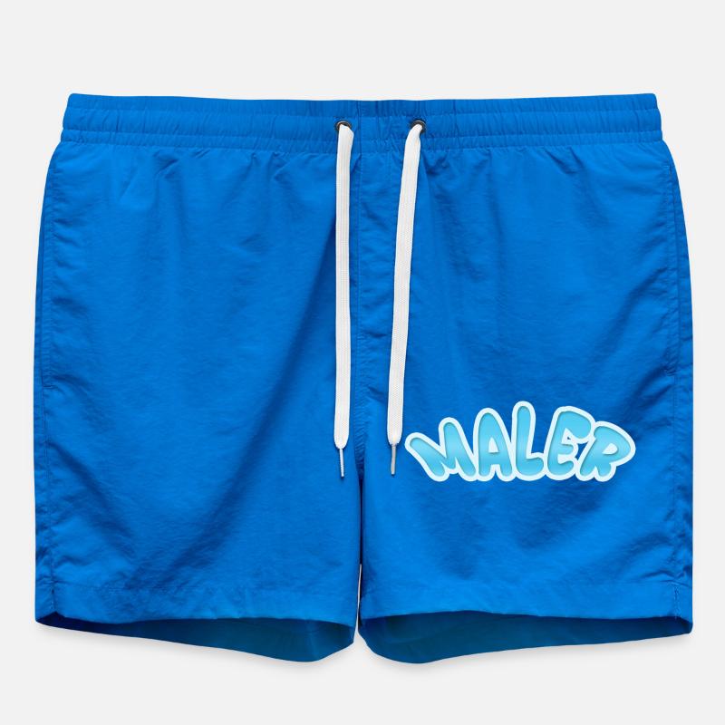 WALER Bubble-Style Blau Design - Badeshorts - Cobalt blue