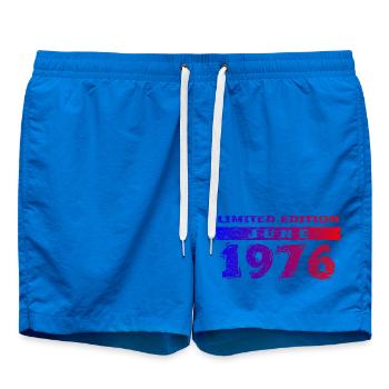 50. Geburtstag Limited Edition 06/1976 - Badeshorts - Cobalt blue - Vorne