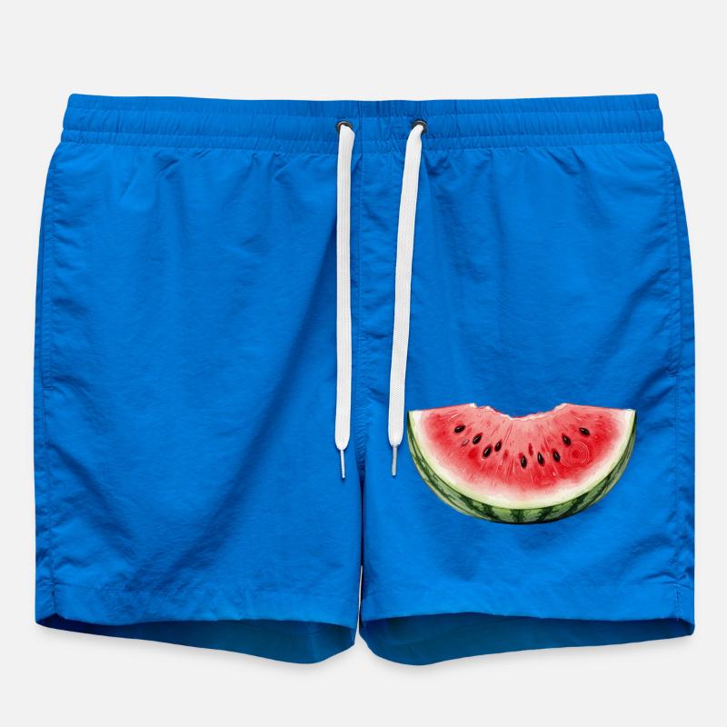 Pastèque Aquarelle - Short de bain - cobalt blue