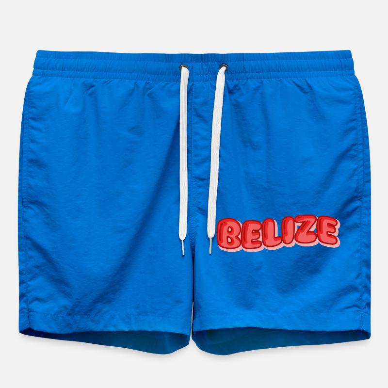 Gift for Belize - Swim Trunks - cobalt blue