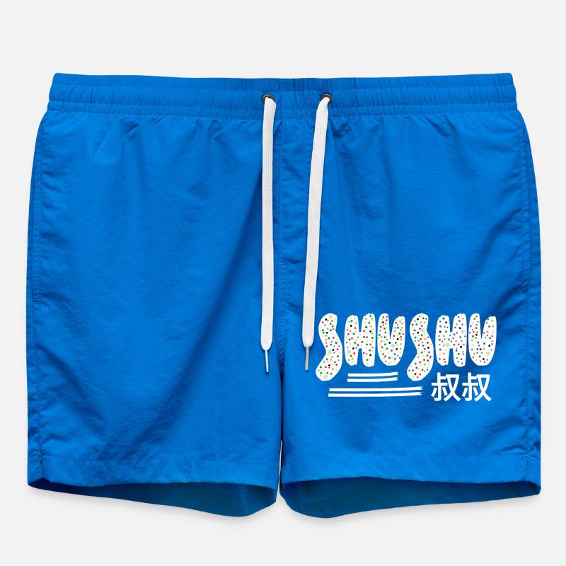 Shushu name Chinesisch - Badeshorts - Cobalt blue