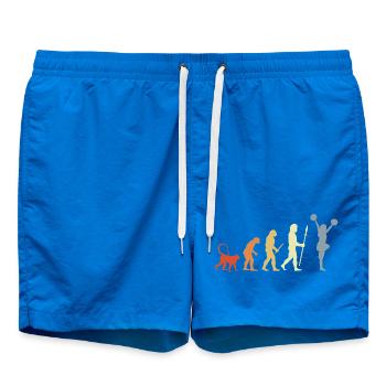 Vintage Cheerleader Evolution - Swim Trunks - cobalt blue - Front