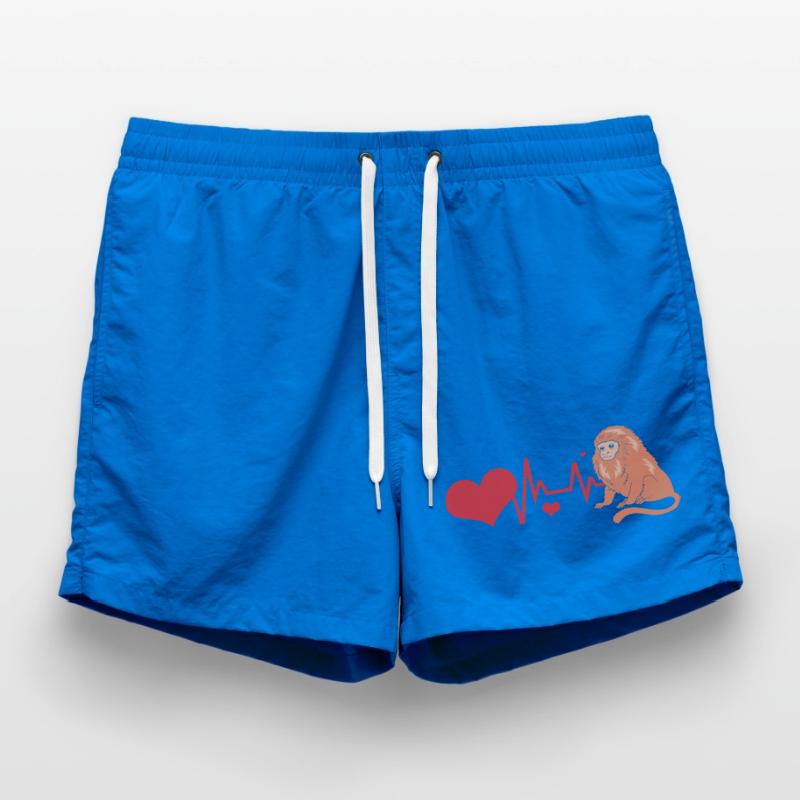 Tamarin Monkey Monkey Monkey Monkey Face Swim Trunks