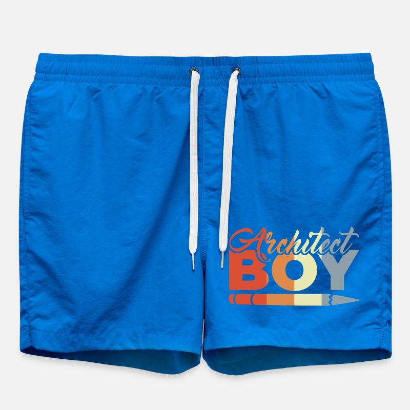 Architecte drôle - Short de bain - cobalt blue