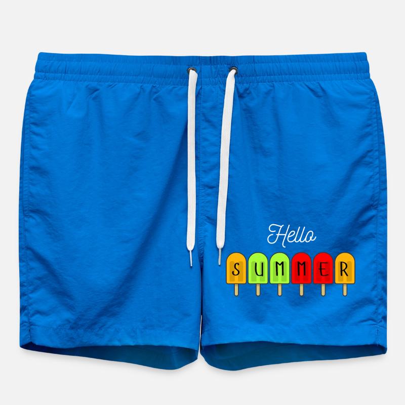 Hallo Sommer-Eis am Stiel - Badeshorts - Cobalt blue