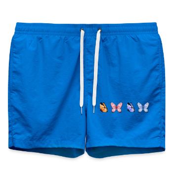 Colorful Butterflies Quartet - Swim Trunks - cobalt blue - Front