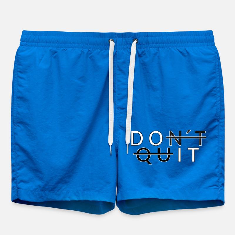 Don´t Quit _Do It - Badeshorts - Cobalt blue