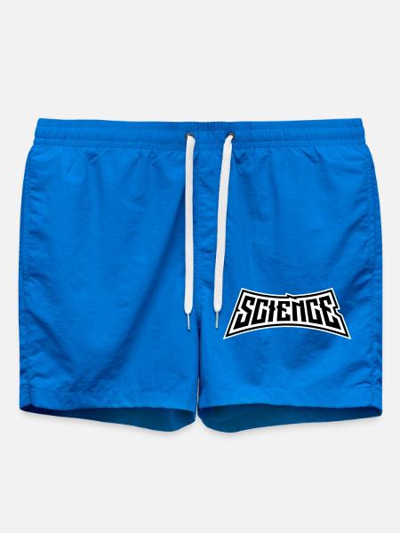 Science Science Statement Nerd Education Saying - Swim Trunks - cobalt blue