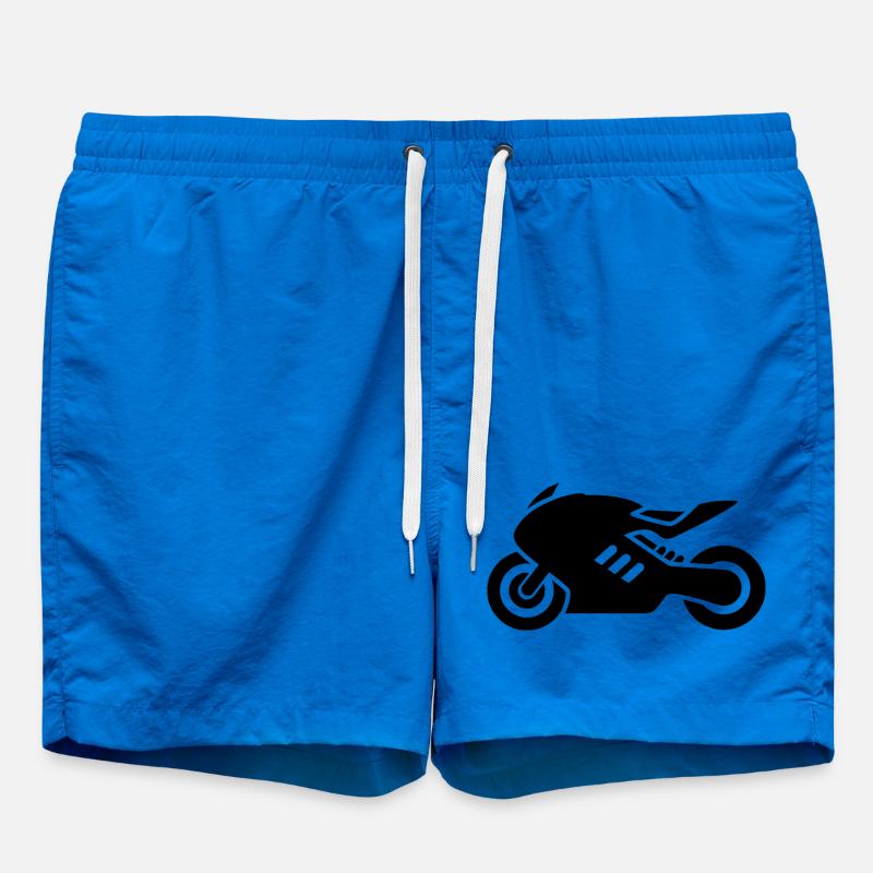 motorcycle - Swim Trunks - cobalt blue