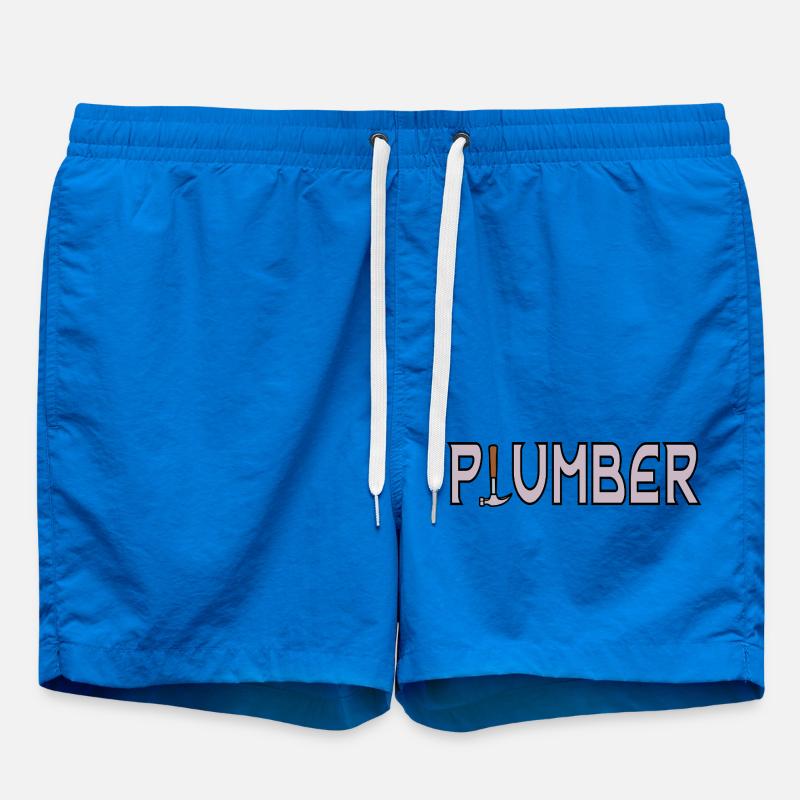 Papa plombier - Short de bain - cobalt blue
