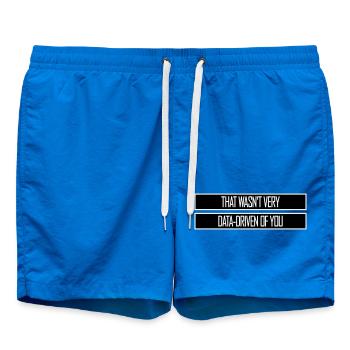 Ce n’était pas très axé sur les données de ta part, nerd drôle - Short de bain - cobalt blue - Devant