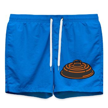 Grilldeckel BBQ Smoker Grillmeister Vatertag - Badeshorts - Cobalt blue - Vorne