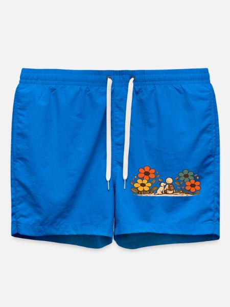 The Little Thought | Best Friends - Swim Trunks - cobalt blue