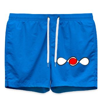 Ligne éternelle avec accent rouge - Short de bain - cobalt blue - Devant