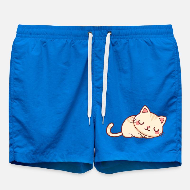 Chaton Dormeur Doux - Short de bain - cobalt blue