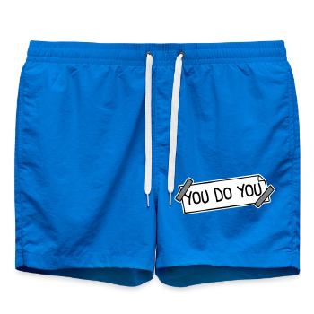 Tu fais ton drôle Confiance en toi Logo de la liberté - Short de bain - cobalt blue - Devant