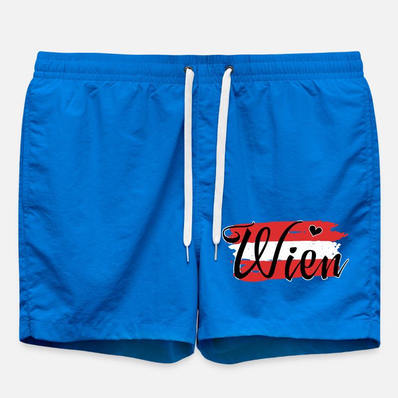 Drapeau Autriche Vienne - Short de bain - cobalt blue