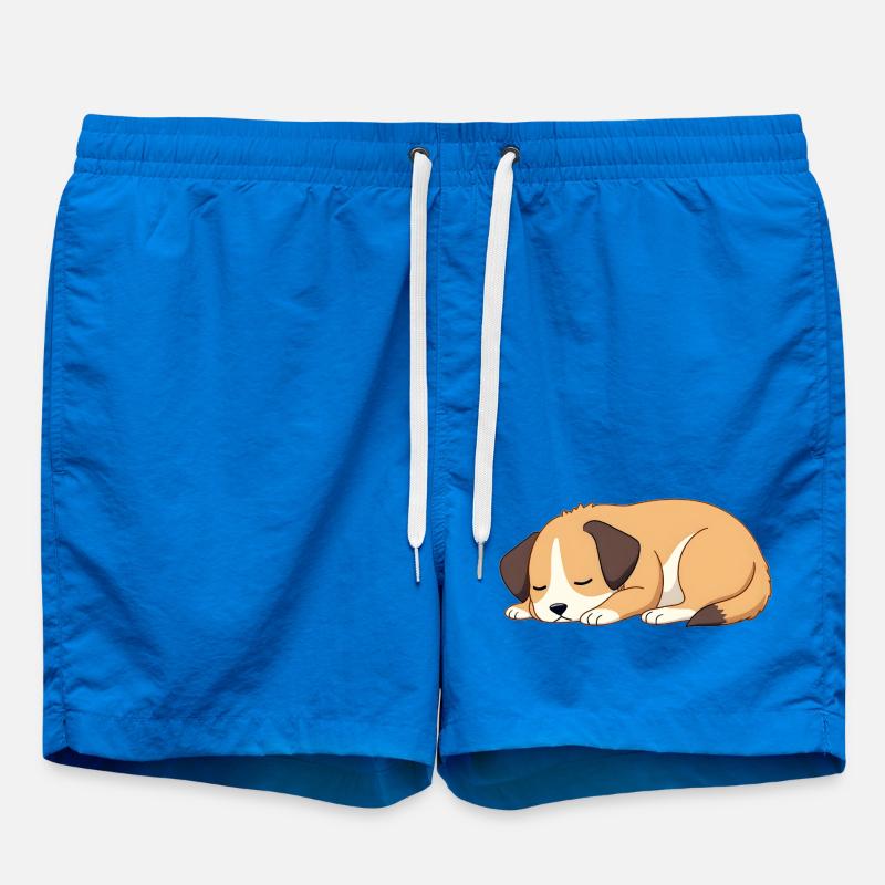 chien endormi - Short de bain - cobalt blue