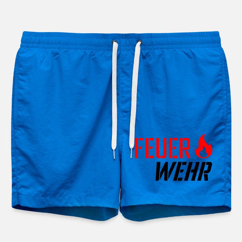 Fire brigade - Swim Trunks - cobalt blue