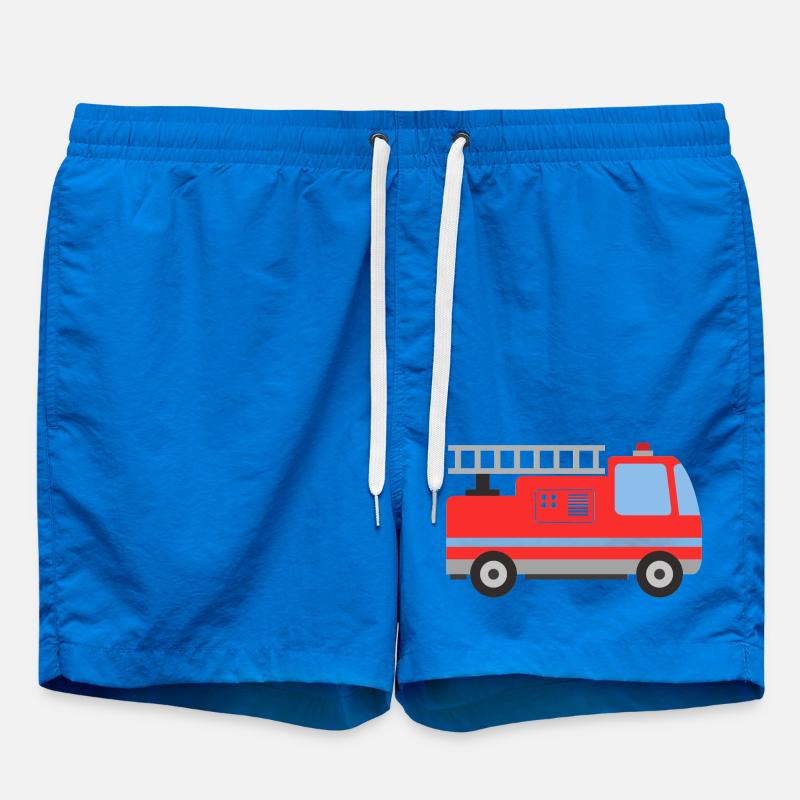 Camion de pompiers - Short de bain - cobalt blue