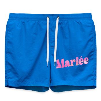 Bride Wedding - Swim Trunks - cobalt blue - Front