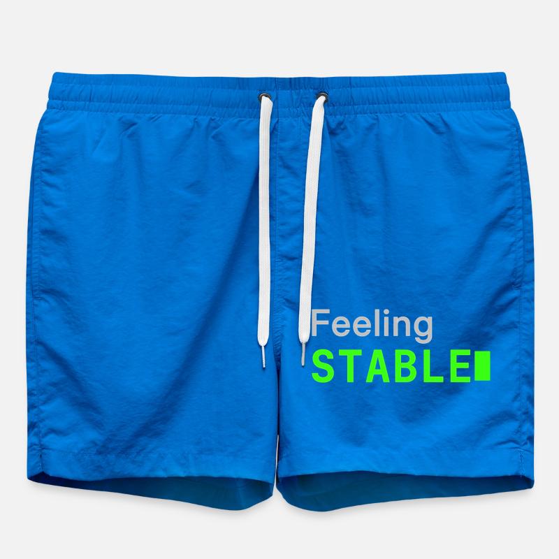 Feeling Stable | Developer mood - Badeshorts - Cobalt blue