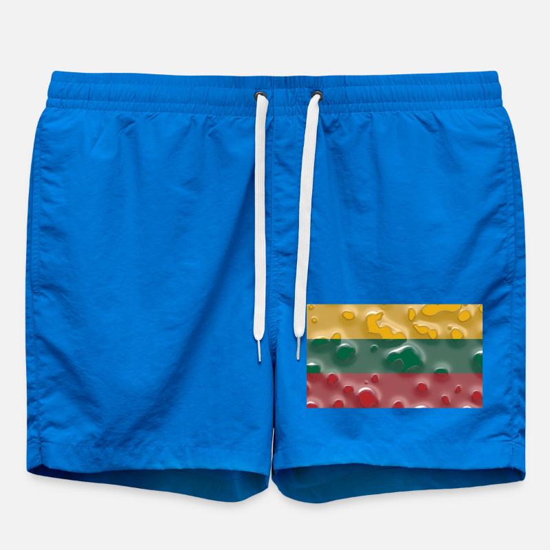 Gift for Lithuania - Swim Trunks - cobalt blue