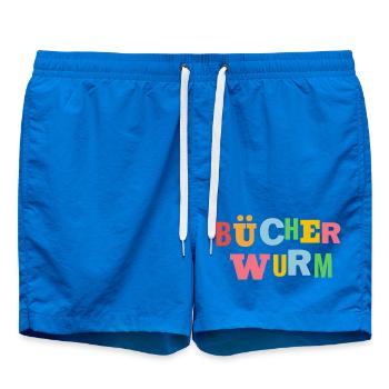 Bücherwurm - Badeshorts - Cobalt blue - Vorne