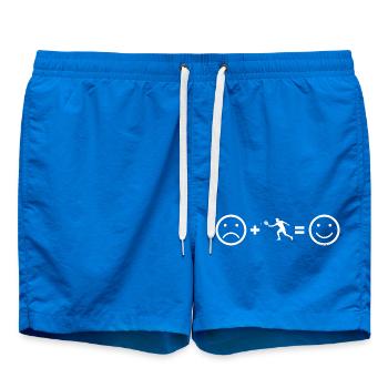Gift idea for the court player with double game - Swim Trunks - cobalt blue - Front
