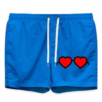 Lunettes pour cœur - Short de bain - cobalt blue - Devant