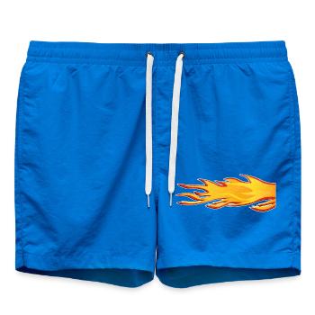 Gaz d’échappement de la queue brûlant par la flamme - Short de bain - cobalt blue - Devant