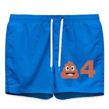 SCHEIẞE 04, GEGEN DIE POTTNachbaren, fussball - Swim Trunks - cobalt blue - Front