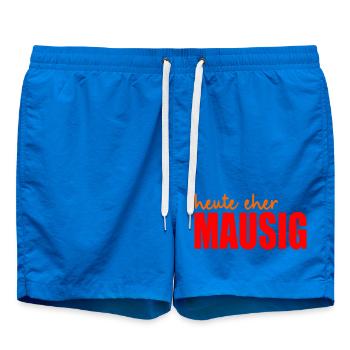 Persönlichkeit Freundschaft Maus - Badeshorts - Cobalt blue - Vorne - AI Model Male 185 light (185cm)