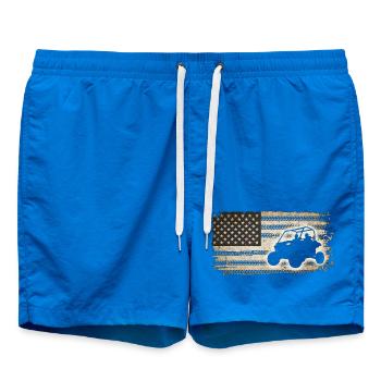 Rugged Flag Offroad-Flucht - Badeshorts - Cobalt blue - Vorne - AI Model Male 185 light (185cm)
