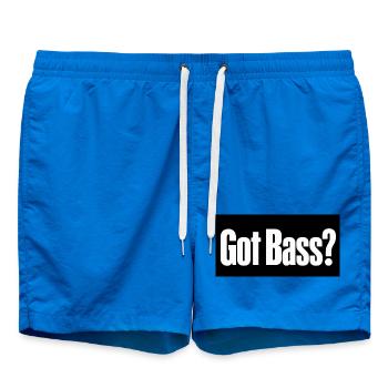 Hast du Bass? - Badeshorts - Cobalt blue - Vorne - AI Model Male 185 light (185cm)