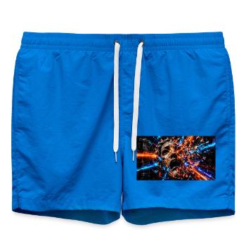 Das Zerbrechen der Persona - Badeshorts - Cobalt blue - Vorne - AI Model Male 185 light (185cm)