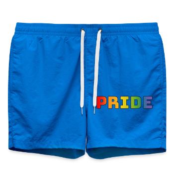 rainbow pride LGBT LGBTQI queer - Short de bain - cobalt blue - Devant