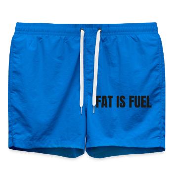 LA GRAISSE, C’EST DU CARBURANT | Mode de vie carnivore avec T-shirt riche en graisses - Short de bain - cobalt blue - Devant - AI Model Male 185 light (185cm)