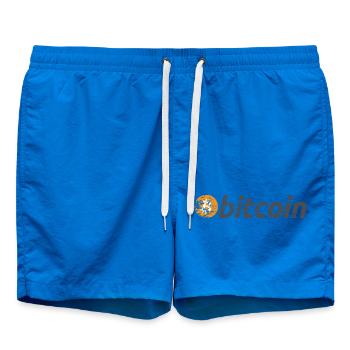 Bitcoin Logo Original BTC - Short de bain - cobalt blue - Devant